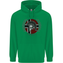 Norway Bodybuilding Flag Gym Training Spartan Childrens Kids Hoodie Irish Green