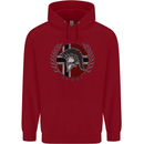 Norway Bodybuilding Flag Gym Training Spartan Childrens Kids Hoodie Red