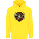 Norway Bodybuilding Flag Gym Training Spartan Childrens Kids Hoodie Yellow