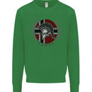 Norway Bodybuilding Flag Gym Training Spartan Kids Sweatshirt Jumper Irish Green