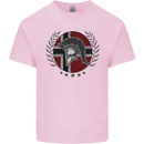 Norway Bodybuilding Flag Gym Training Spartan Kids T-Shirt Childrens Light Pink
