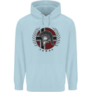 Norway Bodybuilding Flag Gym Training Spartan Mens 80% Cotton Hoodie Light Blue