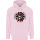Norway Bodybuilding Flag Gym Training Spartan Mens 80% Cotton Hoodie Light Pink