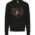 Norway Bodybuilding Flag Gym Training Spartan Mens Sweatshirt Jumper Black