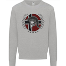 Norway Bodybuilding Flag Gym Training Spartan Mens Sweatshirt Jumper Sports Grey