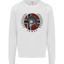 Norway Bodybuilding Flag Gym Training Spartan Mens Sweatshirt Jumper White