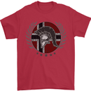 Norway Bodybuilding Flag Gym Training Spartan Mens T-Shirt 100% Cotton Red