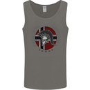 Norway Bodybuilding Flag Gym Training Spartan Mens Vest Tank Top Charcoal