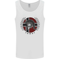 Norway Bodybuilding Flag Gym Training Spartan Mens Vest Tank Top White