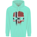 Norway Skull Flag Gym Bodybuilding Biker Childrens Kids Hoodie Peppermint