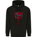 Norway Skull Gym Training Bodybuilding Childrens Kids Hoodie Black