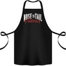 Nose to Tail Carnivore Meat Eater BBQ Cotton Apron 100% Organic Black