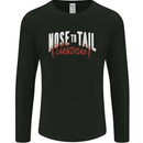 Nose to Tail Carnivore Meat Eater BBQ Mens Long Sleeve T-Shirt Black