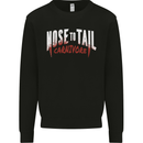 Nose to Tail Carnivore Meat Eater BBQ Mens Sweatshirt Jumper Black