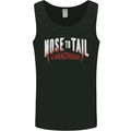 Nose to Tail Carnivore Meat Eater BBQ Mens Vest Tank Top Black