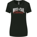 Nose to Tail Carnivore Meat Eater BBQ Womens Wider Cut T-Shirt Black