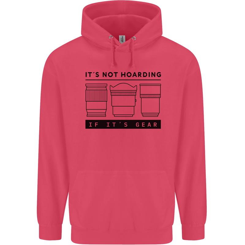 Not Hoarding Photography Photographer Camera Childrens Kids Hoodie Heliconia