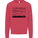 Not Hoarding Photography Photographer Camera Kids Sweatshirt Jumper Heliconia