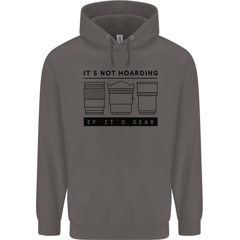 Not Hoarding Photography Photographer Camera Mens 80% Cotton Hoodie Charcoal