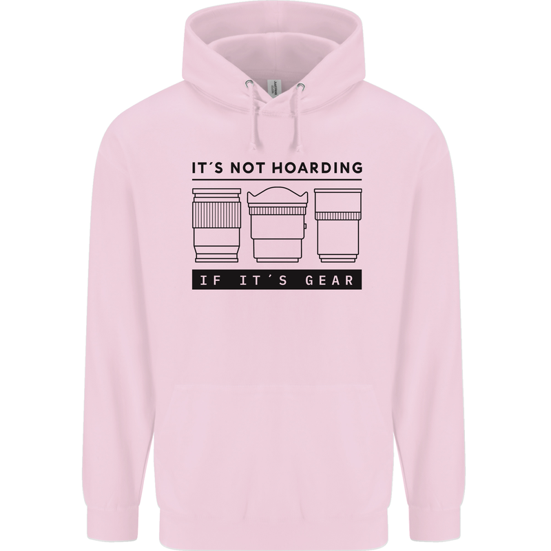 Not Hoarding Photography Photographer Camera Mens 80% Cotton Hoodie Light Pink