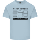 Not Hoarding Photography Photographer Camera Mens Cotton T-Shirt Tee Top Light Blue