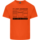 Not Hoarding Photography Photographer Camera Mens Cotton T-Shirt Tee Top Orange