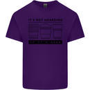 Not Hoarding Photography Photographer Camera Mens Cotton T-Shirt Tee Top Purple