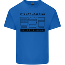 Not Hoarding Photography Photographer Camera Mens Cotton T-Shirt Tee Top Royal Blue
