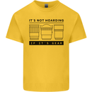 Not Hoarding Photography Photographer Camera Mens Cotton T-Shirt Tee Top Yellow