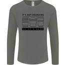 Not Hoarding Photography Photographer Camera Mens Long Sleeve T-Shirt Charcoal