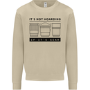 Not Hoarding Photography Photographer Camera Mens Sweatshirt Jumper Sand