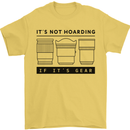 Not Hoarding Photography Photographer Camera Mens T-Shirt 100% Cotton Yellow