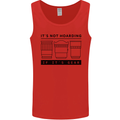 Not Hoarding Photography Photographer Camera Mens Vest Tank Top Red