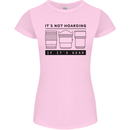 Not Hoarding Photography Photographer Camera Womens Petite Cut T-Shirt Light Pink