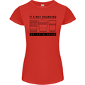 Not Hoarding Photography Photographer Camera Womens Petite Cut T-Shirt Red