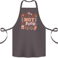 Not a Food Belly New Baby Pregnancy Pregnant Cotton Apron 100% Organic Dark Grey