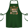 Not a Food Belly New Baby Pregnancy Pregnant Cotton Apron 100% Organic Forest Green