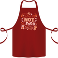 Not a Food Belly New Baby Pregnancy Pregnant Cotton Apron 100% Organic Maroon