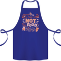 Not a Food Belly New Baby Pregnancy Pregnant Cotton Apron 100% Organic Royal Blue
