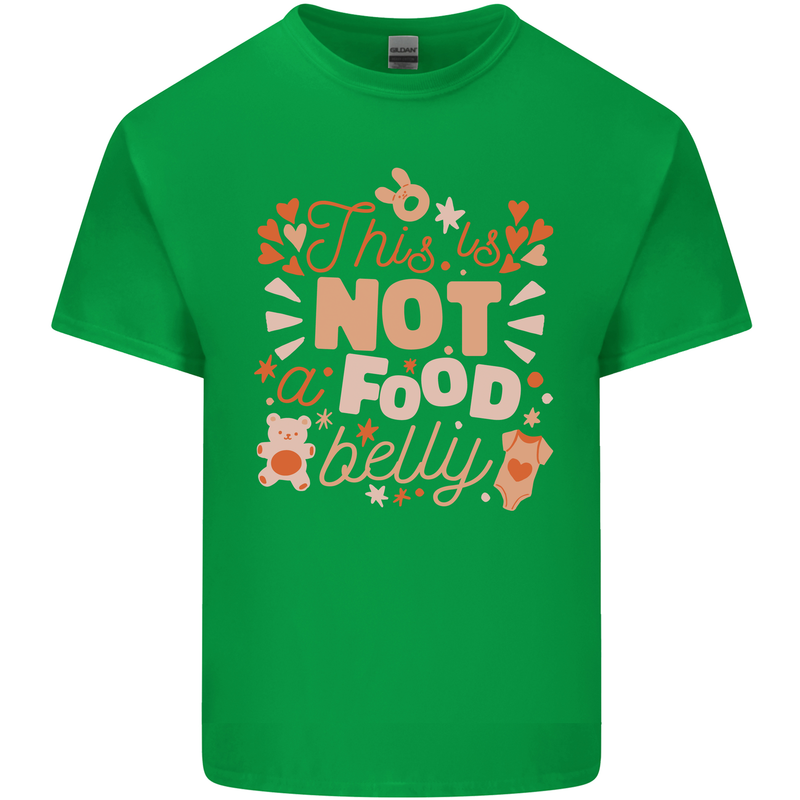 Not a Food Belly New Baby Pregnancy Pregnant Kids T-Shirt Childrens Irish Green