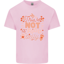 Not a Food Belly New Baby Pregnancy Pregnant Kids T-Shirt Childrens Light Pink