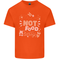 Not a Food Belly New Baby Pregnancy Pregnant Kids T-Shirt Childrens Orange