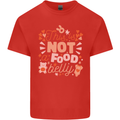 Not a Food Belly New Baby Pregnancy Pregnant Kids T-Shirt Childrens Red