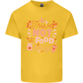 Not a Food Belly New Baby Pregnancy Pregnant Kids T-Shirt Childrens Yellow