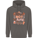 Not a Food Belly New Baby Pregnancy Pregnant Mens 80% Cotton Hoodie Charcoal