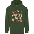 Not a Food Belly New Baby Pregnancy Pregnant Mens 80% Cotton Hoodie Forest Green