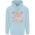 Not a Food Belly New Baby Pregnancy Pregnant Mens 80% Cotton Hoodie Light Blue
