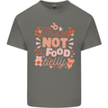 Not a Food Belly New Baby Pregnancy Pregnant Mens Cotton T-Shirt Tee Top Charcoal
