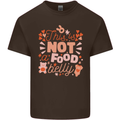 Not a Food Belly New Baby Pregnancy Pregnant Mens Cotton T-Shirt Tee Top Dark Chocolate