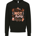 Not a Food Belly New Baby Pregnancy Pregnant Mens Sweatshirt Jumper Black